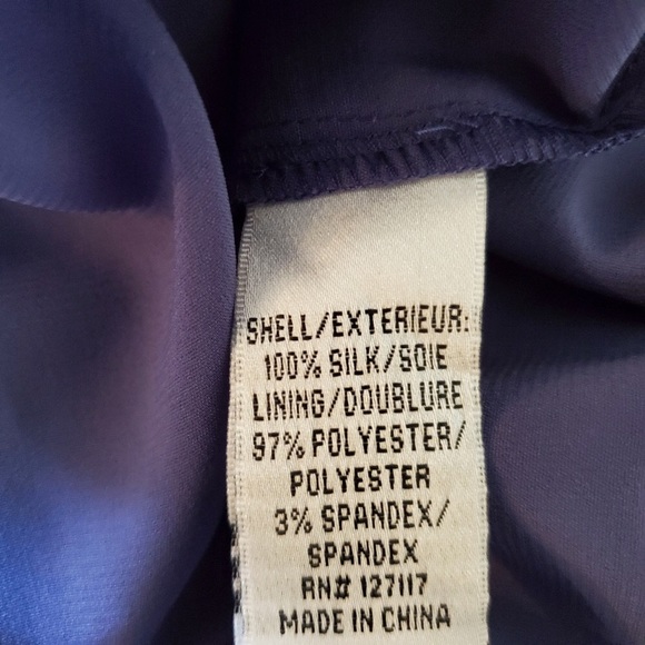 Badgley Mischka Silk One Shoulder - Picture 6 of 7